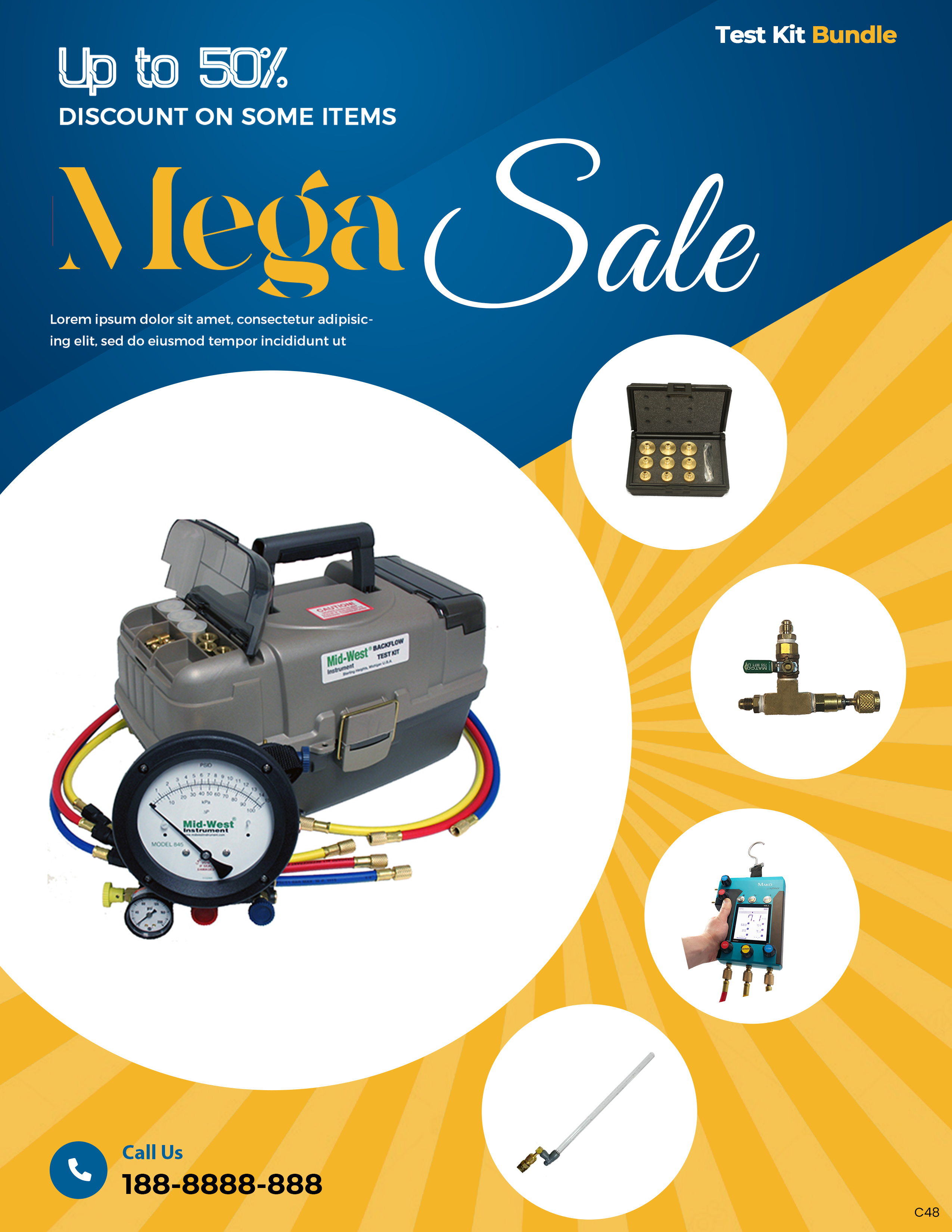 Flyer Design by pb for American Backflow Products Company | Design #32954389