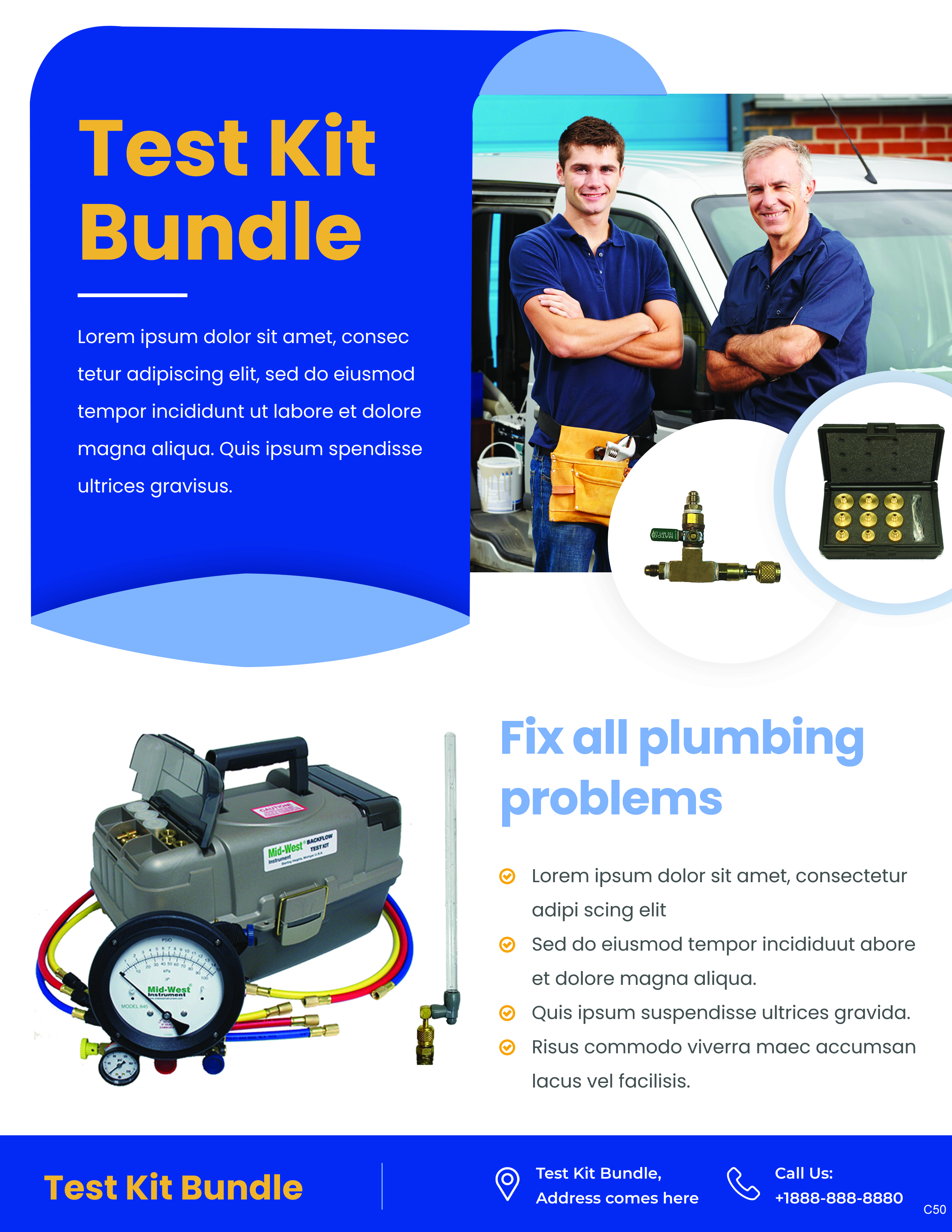 Flyer Design by pb for American Backflow Products Company | Design #32954391