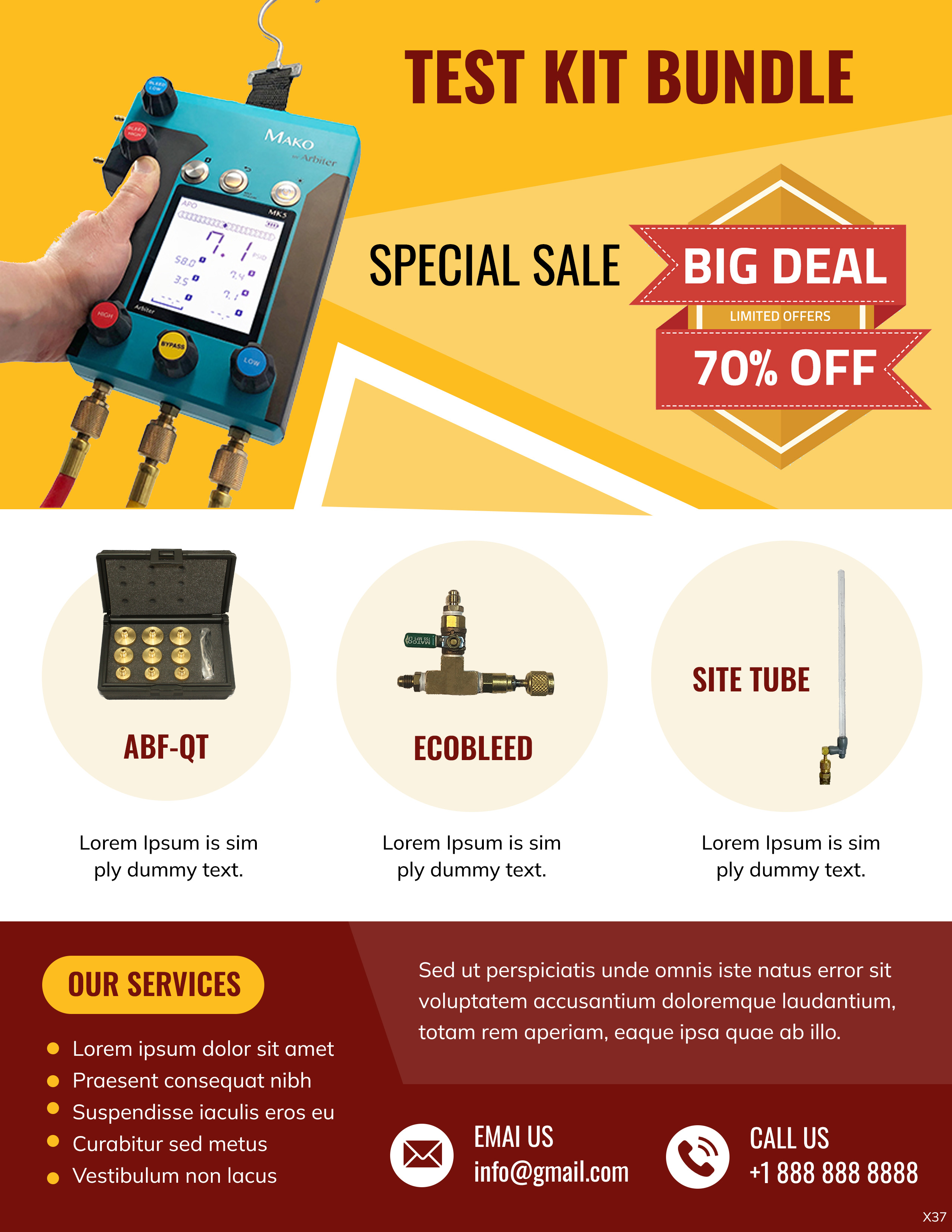 Flyer Design by pb for American Backflow Products Company | Design #32954396