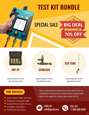 Flyer-Design von pb für American Backflow Products Company | Design: #32954396
