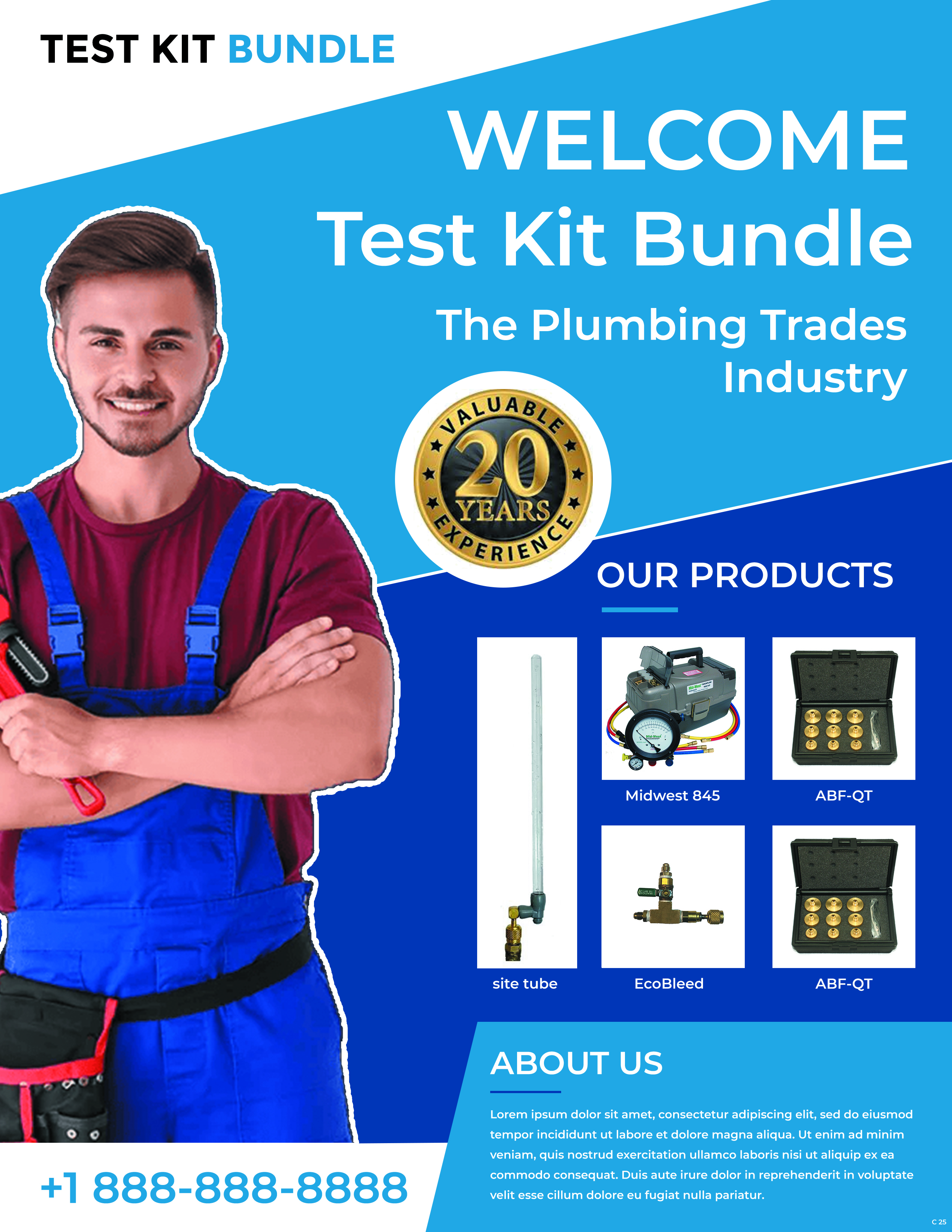 Flyer Design by pb for American Backflow Products Company | Design #32960433