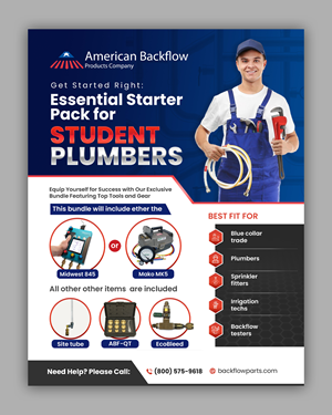 Diseño de Flyer por debdesign para American Backflow Products Company | Diseño: #32986040