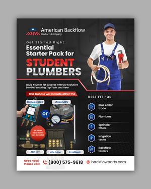 Diseño de Flyer por debdesign para American Backflow Products Company | Diseño: #32986041