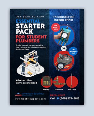 Flyer-Design von debdesign für American Backflow Products Company | Design: #32986085