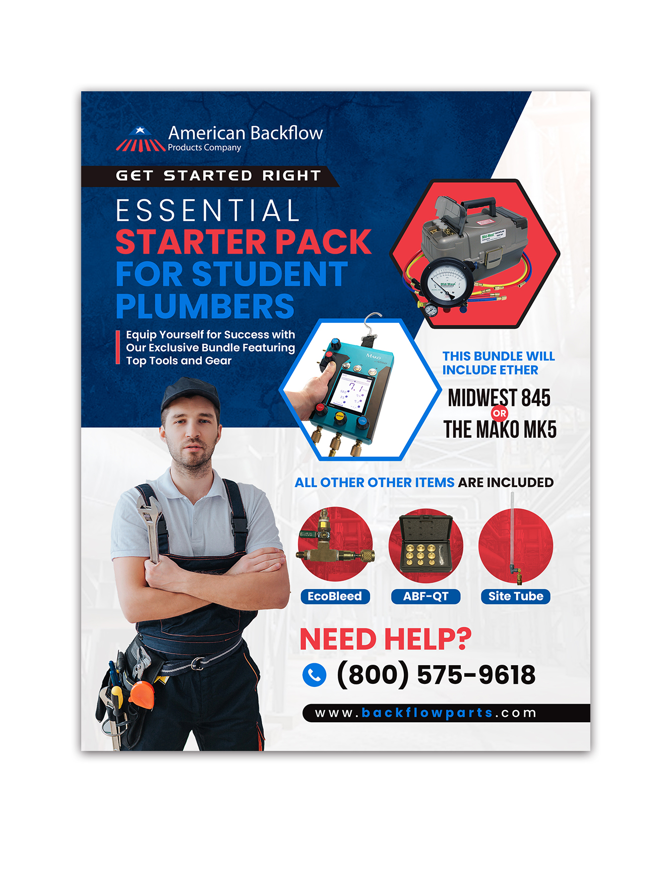 Flyer Design by debdesign for American Backflow Products Company | Design #32987202
