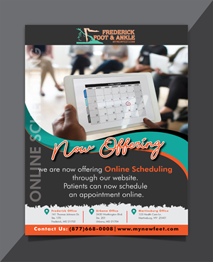 Flyer Design by HT Graphic for Frederick Foot & Ankle | Design: #32952347