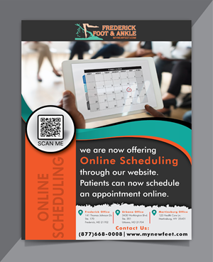 Design de Flyer par HT Graphic pour Frederick Foot & Ankle | Design : #32985548