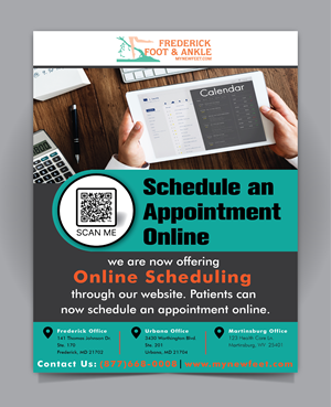 Design de Flyer par HT Graphic pour Frederick Foot & Ankle | Design : #32987121