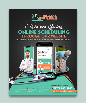 Design de Flyer par debdesign pour Frederick Foot & Ankle | Design : #32950306