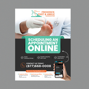 Design de Flyer par Stan$oul pour Frederick Foot & Ankle | Design : #32949934