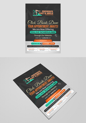 Flyer Design by HeshanKavinda for Frederick Foot & Ankle | Design: #32950868