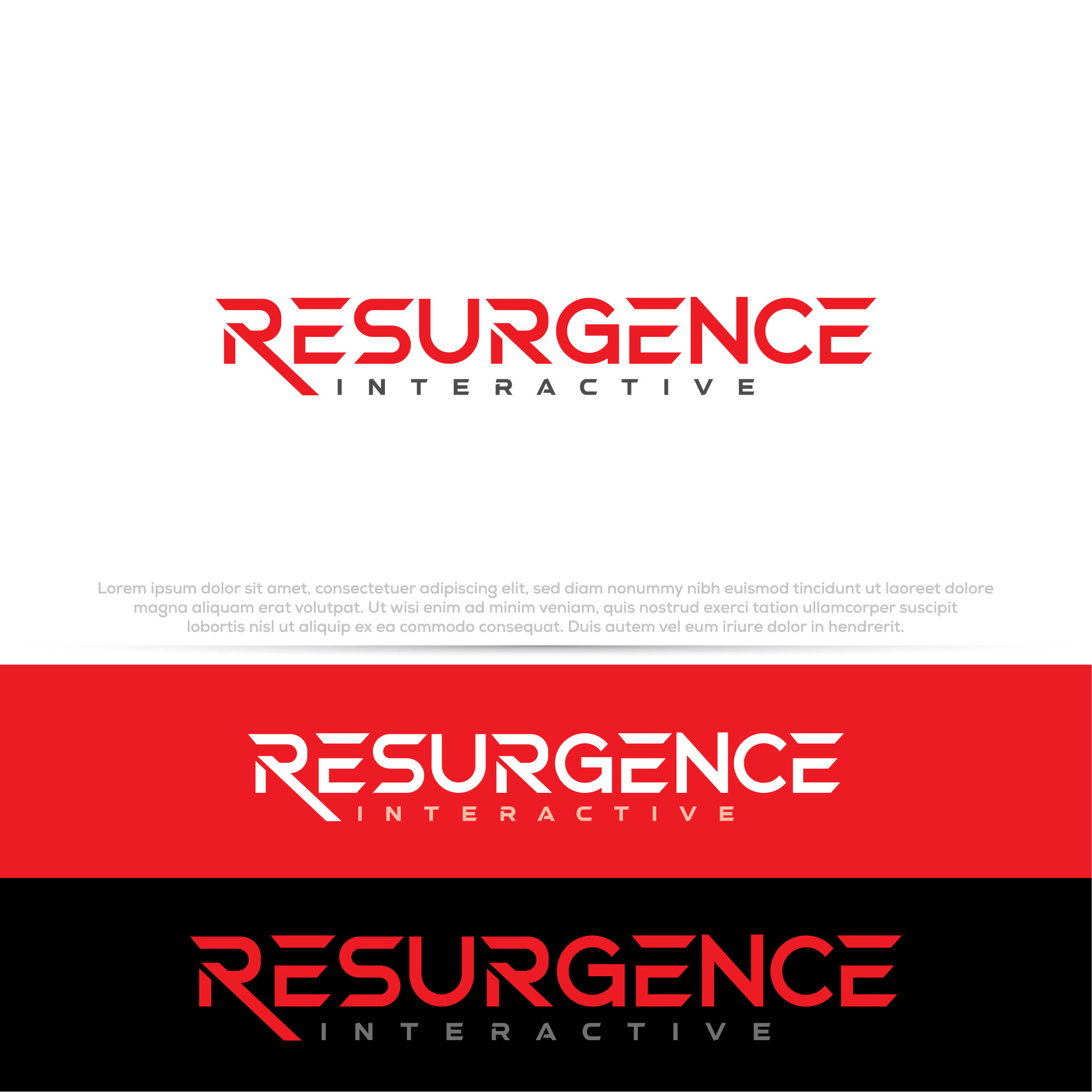 Logo Design by Pilot_DesignR™ for Resurgence Interactive | Design #32965732
