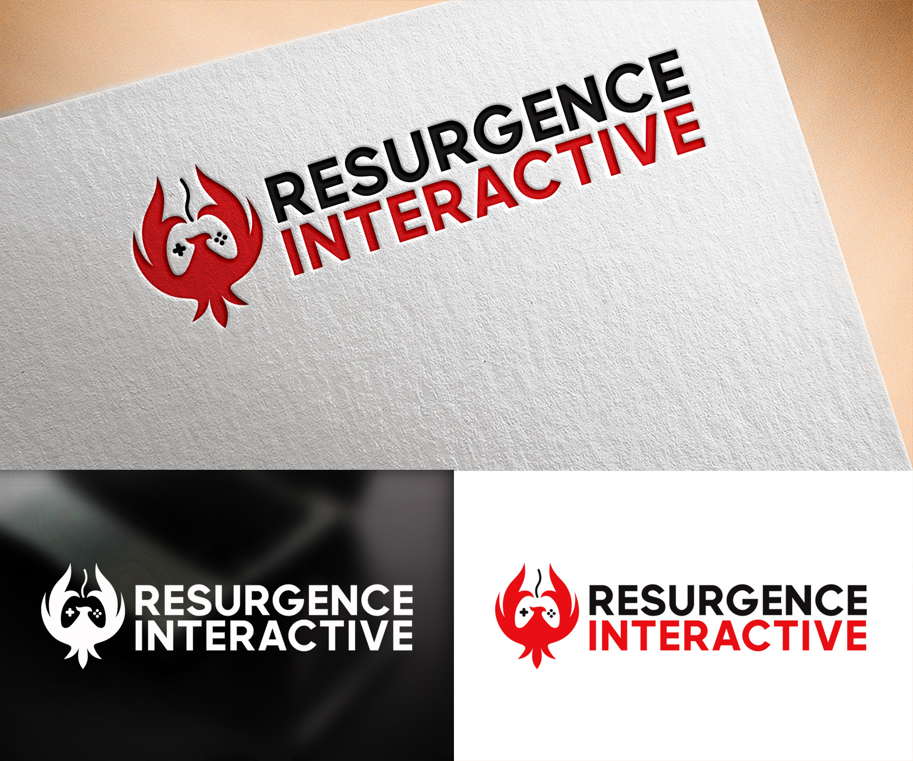 Logo Design by Vishak vasu for Resurgence Interactive | Design #32998445