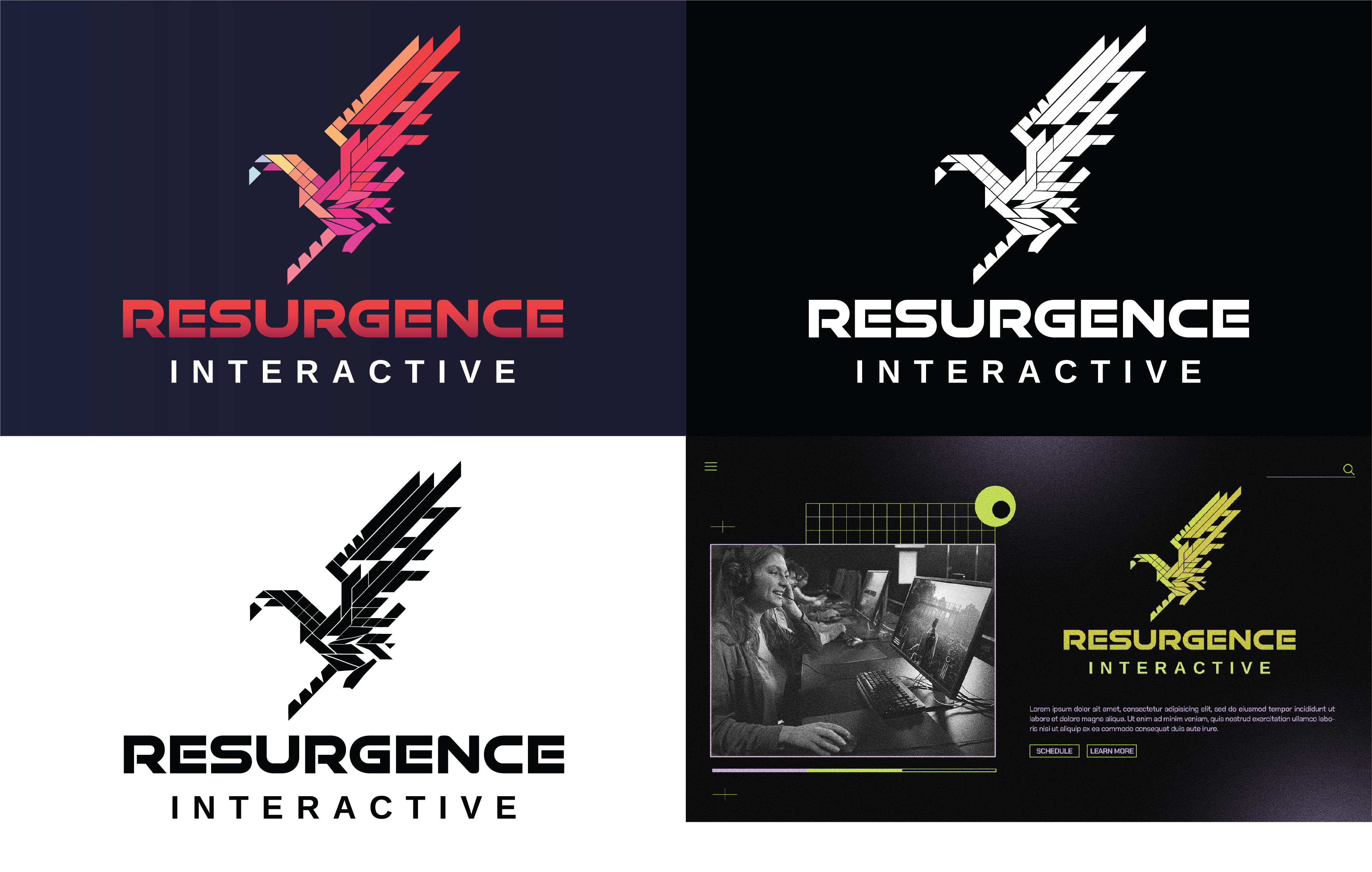 Logo Design by Vibrix Media for Resurgence Interactive | Design #32955135