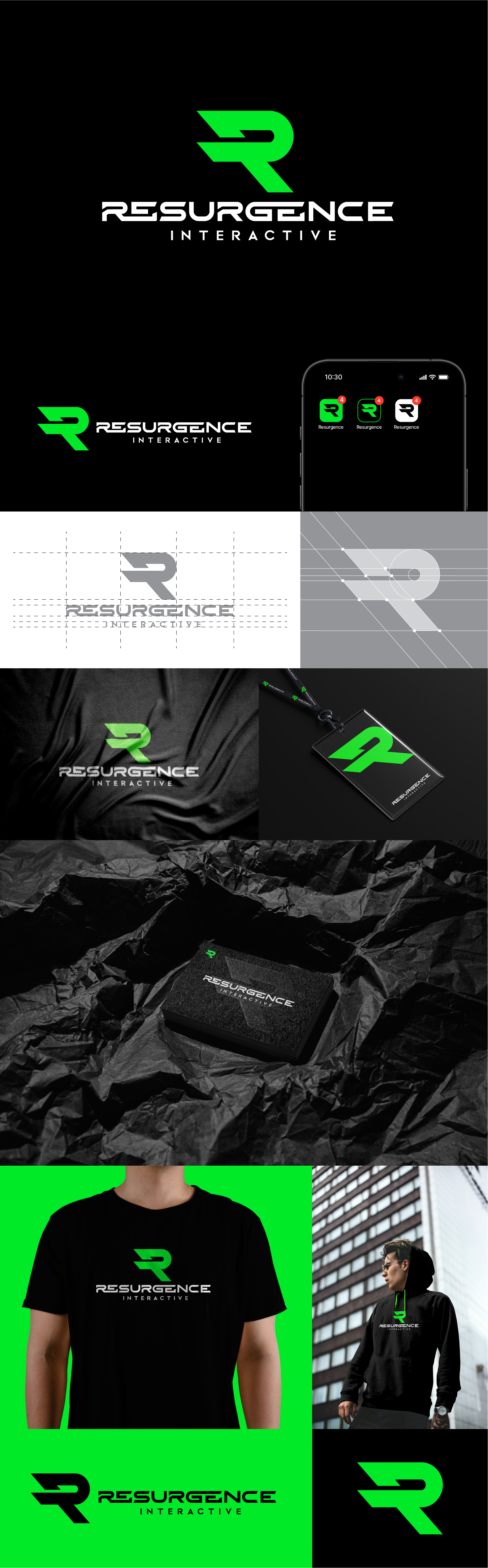 Logo Design by Grapismo Brand Studio for Resurgence Interactive | Design #32960532