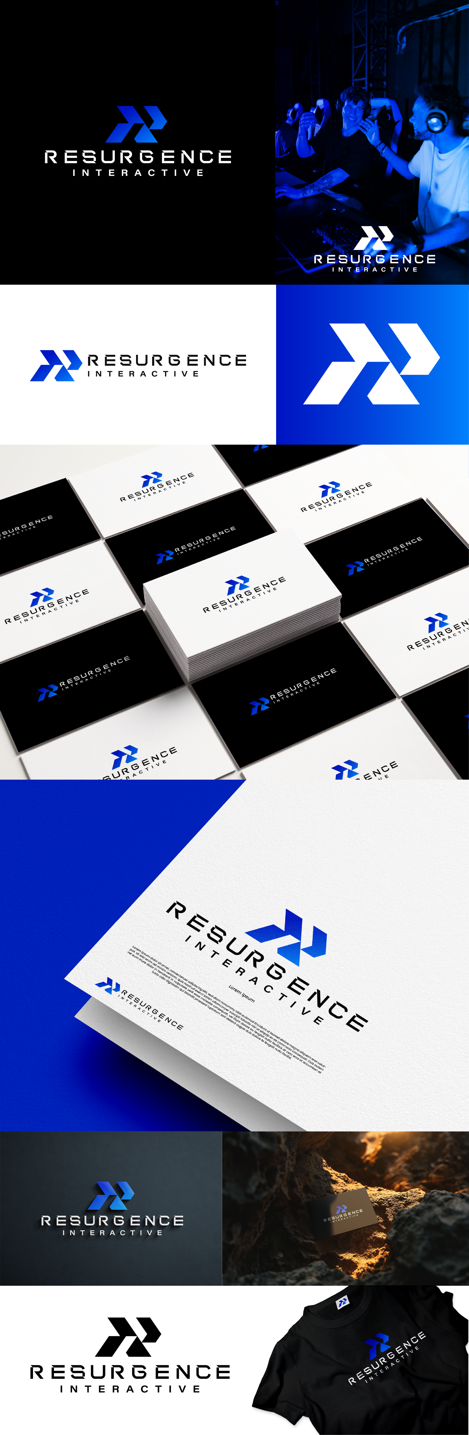 Logo Design by Grapismo Brand Studio for Resurgence Interactive | Design #33015877