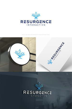 Logo Design by The Lion Studios for Resurgence Interactive | Design: #32955707