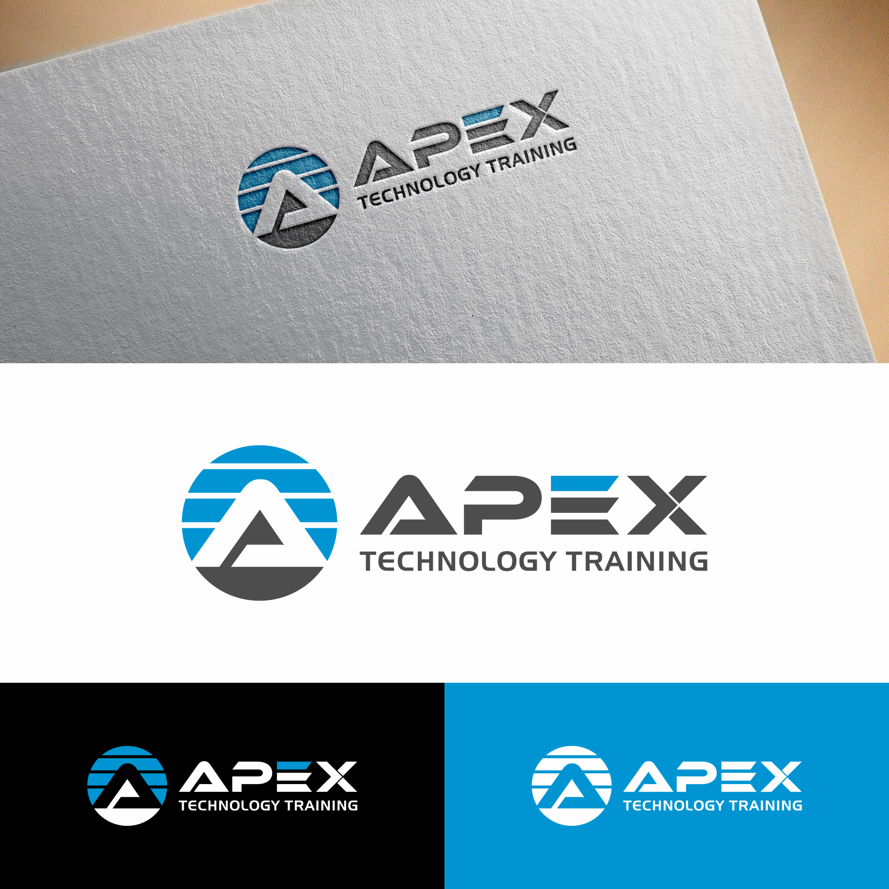 Logo Design by 1 b l e s s i n g for Apex Training, LLC | Design #32960171
