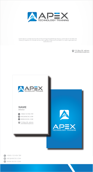 Diseño de Logo por zebronicgraphic para Apex Training, LLC | Diseño: #32971095