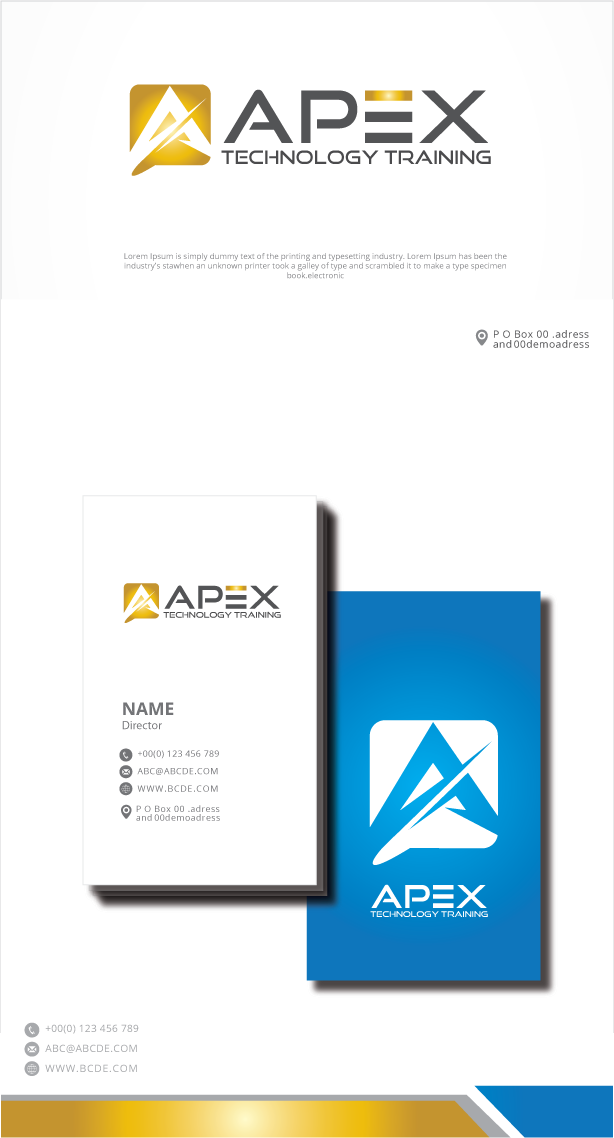 Logo-Design von zebronicgraphic für Apex Training, LLC | Design #32973194