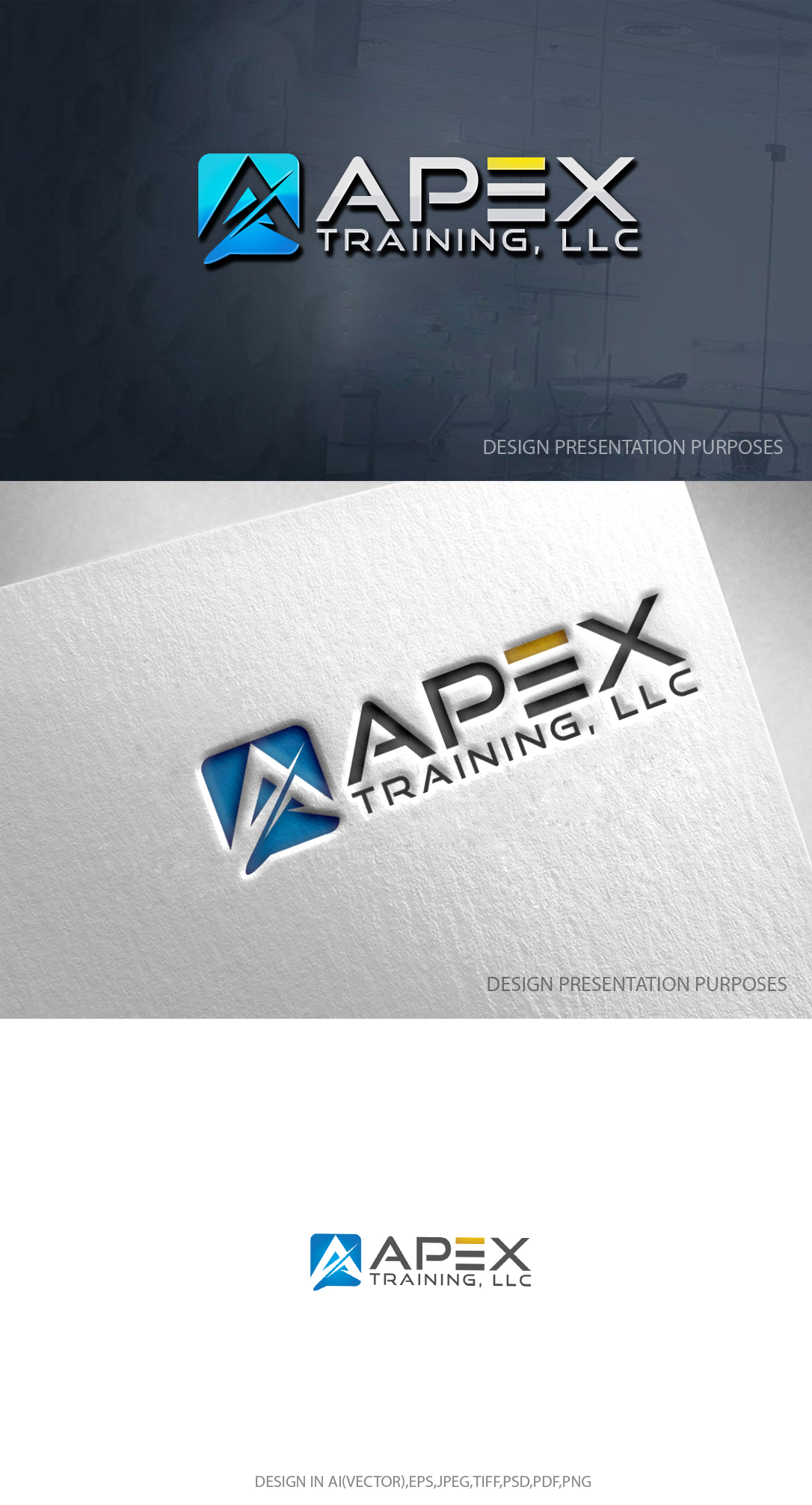 Diseño de Logo por zebronicgraphic para Apex Training, LLC | Diseño #33007266