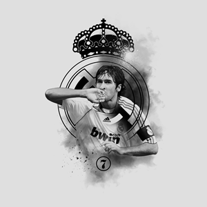 Unique soccer tattoo Real Madrid Raul futbol