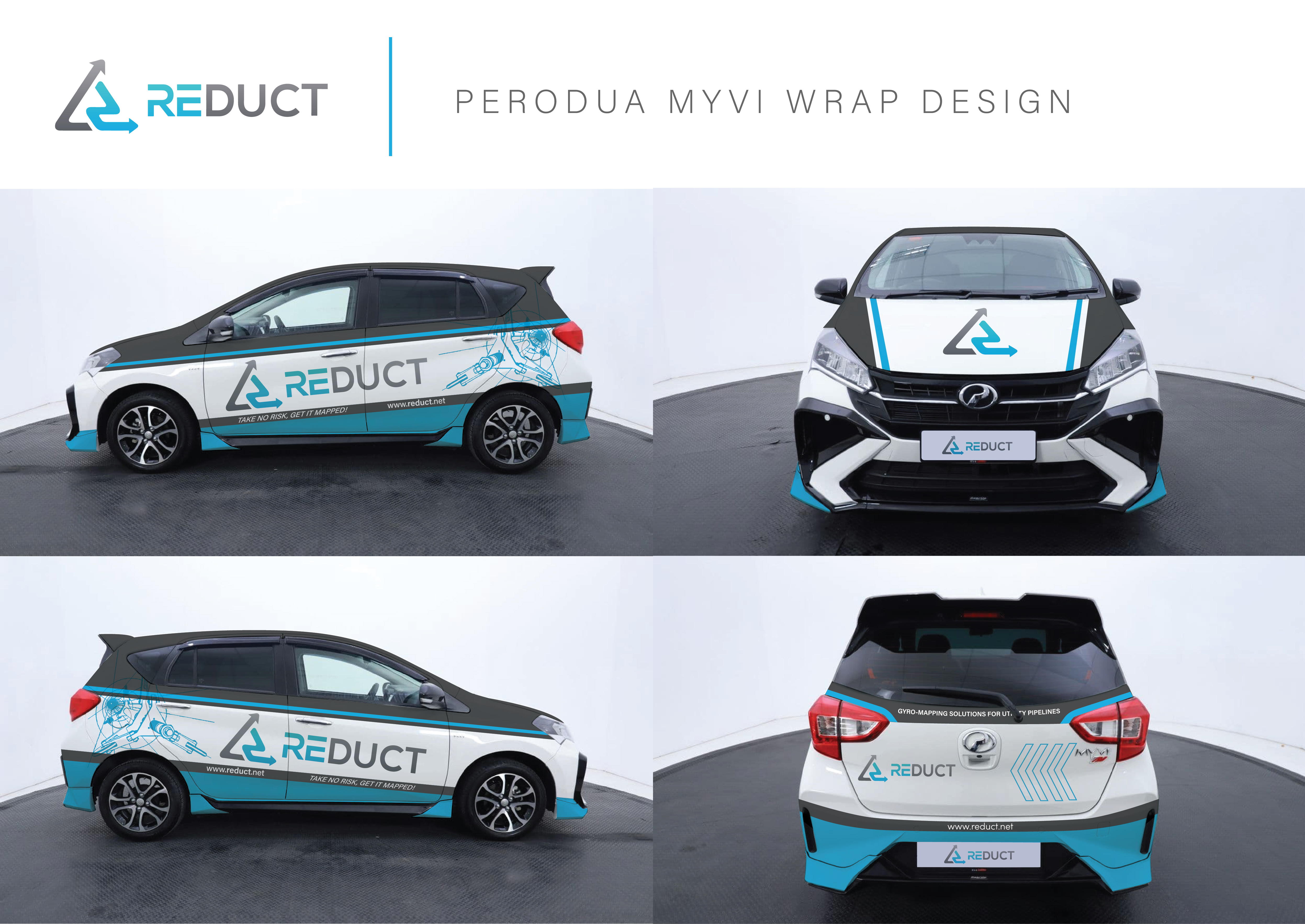 Car Wrap Design by FAIZ HAIQAL for Reduct NV | Design #32993428