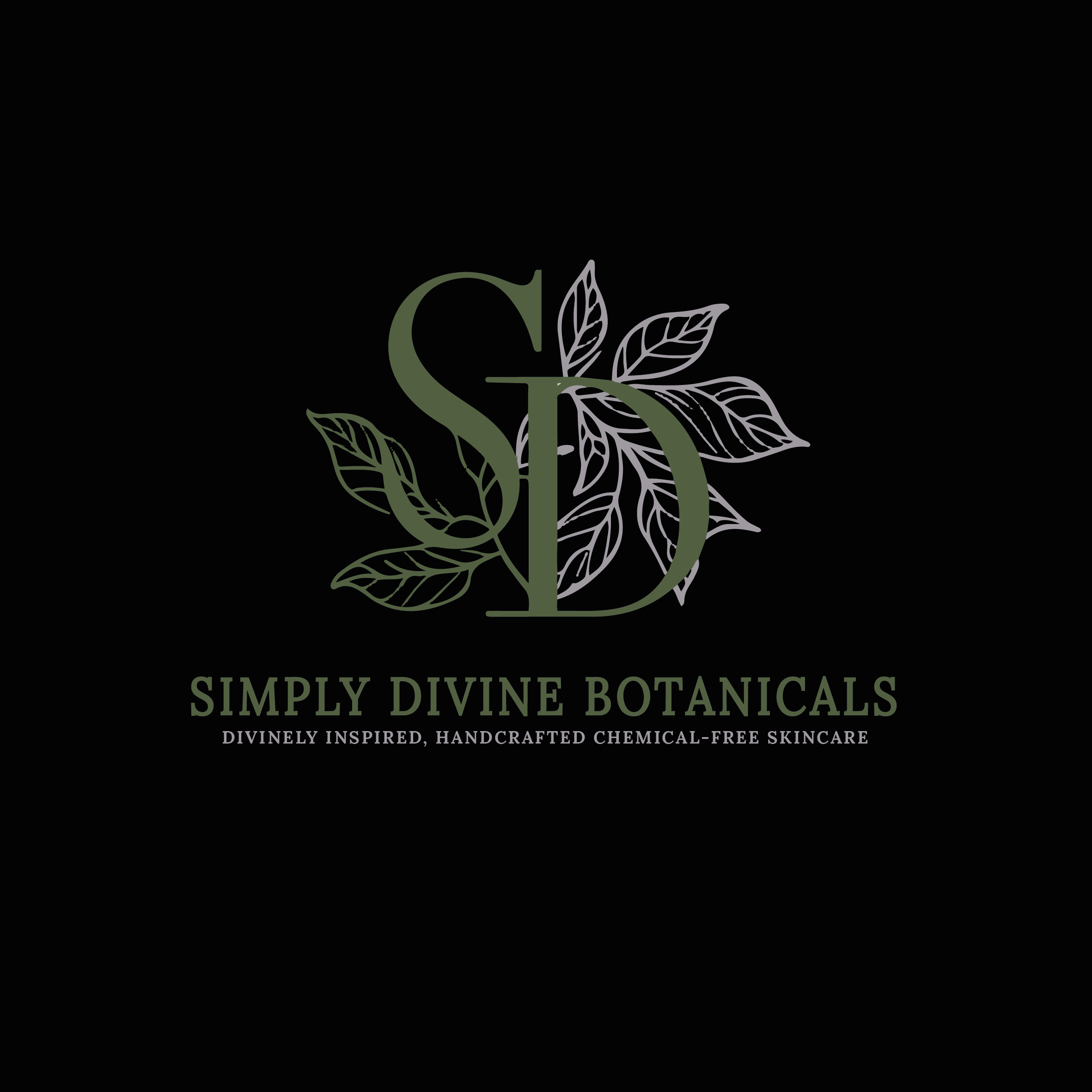 Logo Design for simply divine botanicals divinely inspired, handcrafted