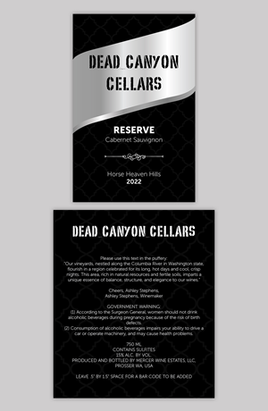Label Design by YourLogoMaster for Mercer Estates | Design: #32971476