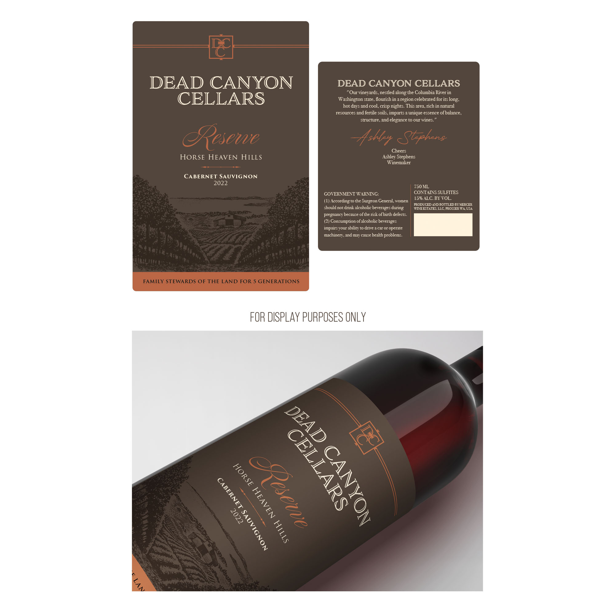 Diseño de Etiqueta por Stuart-print&digital para Mercer Estates | Diseño #32978808