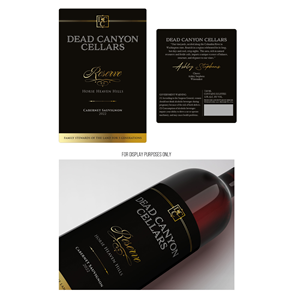 Design Étiquette par Stuart-print&digital pour Mercer Estates | Design : #32978809