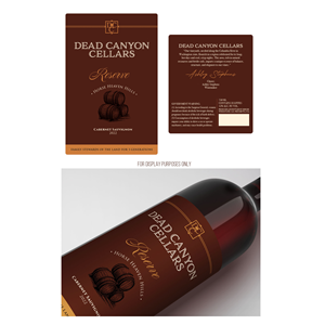 Design Étiquette par Stuart-print&digital pour Mercer Estates | Design : #32979997