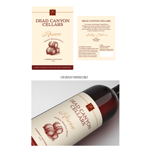 Design Étiquette par Stuart-print&digital pour Mercer Estates | Design : #32986943