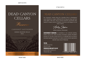 Label Design by SAI DESIGNS for Mercer Estates | Design: #32978194