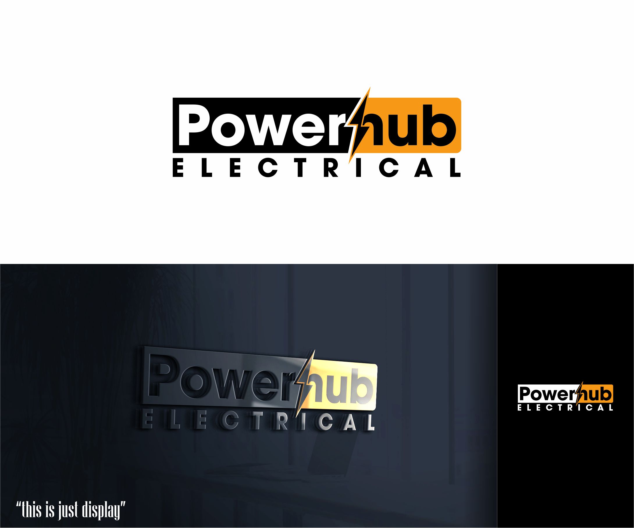 Logo Design by alkaline for Powerhubelectrical | Design #32976820