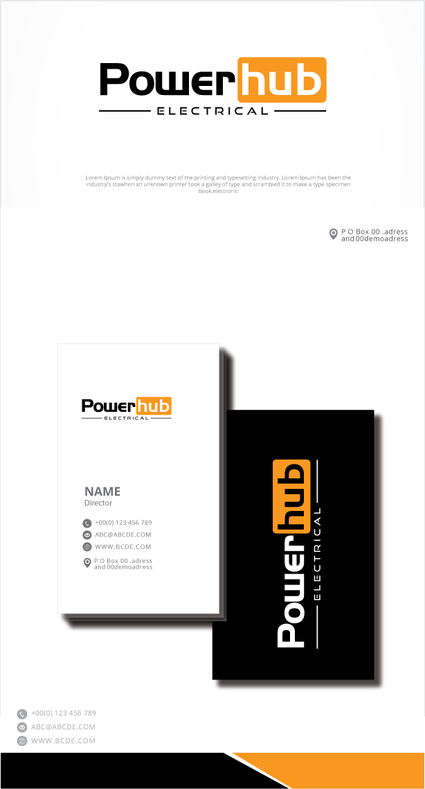 Logo Design by zebronicgraphic for Powerhubelectrical | Design #32977305