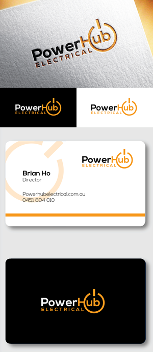 Logo Design by step forward 2 for Powerhubelectrical | Design: #32974332