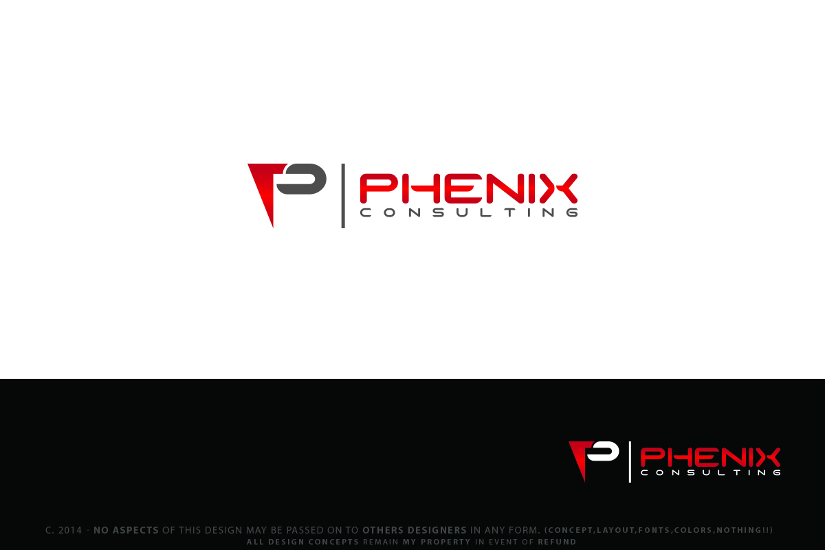 Logo Design by Senseless for Phenix Consulting | Design #3101184