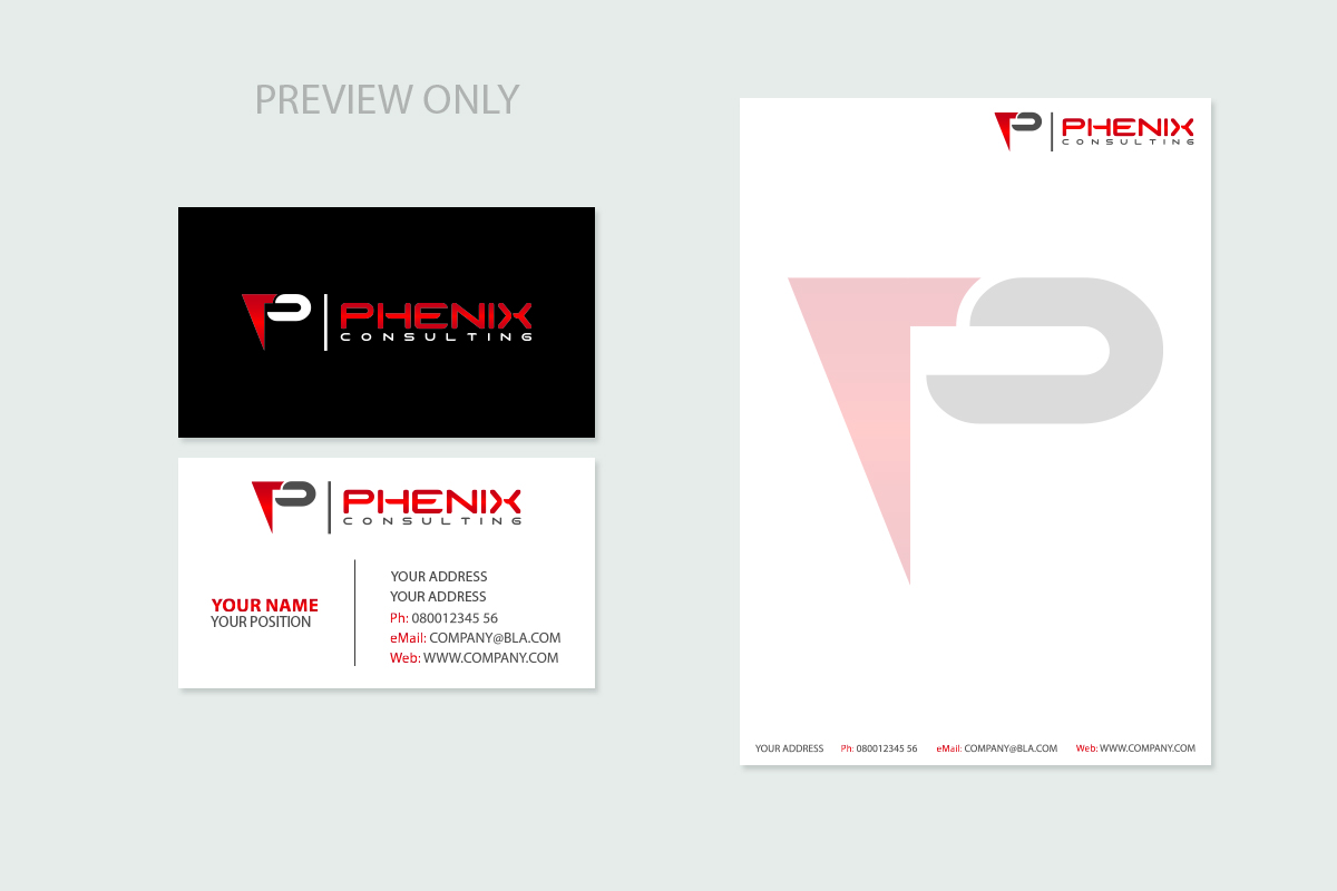Logo Design by Senseless for Phenix Consulting | Design #3203380