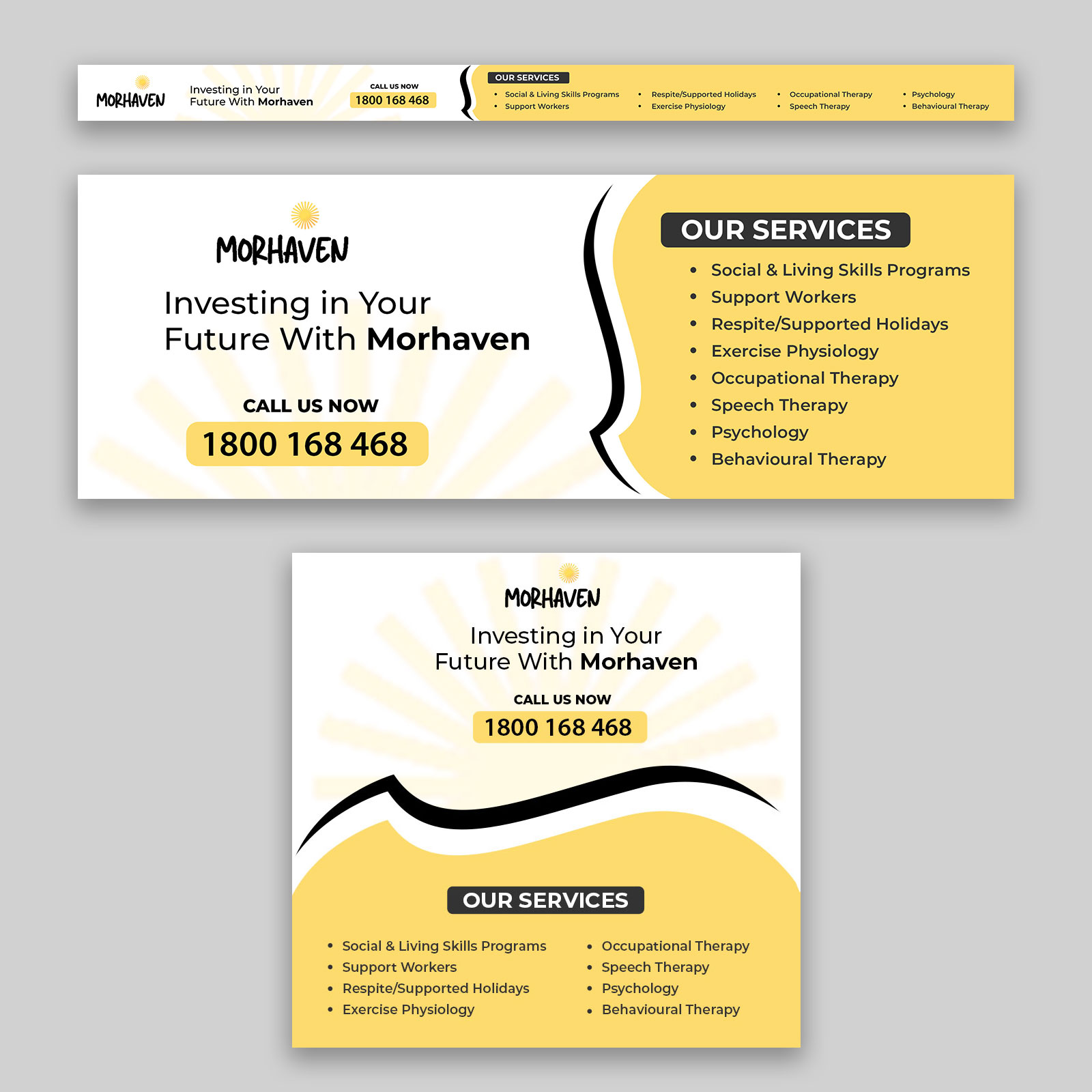 Billboard Design by Suvendu.S for Morhaven Disability Services | Design #33022348