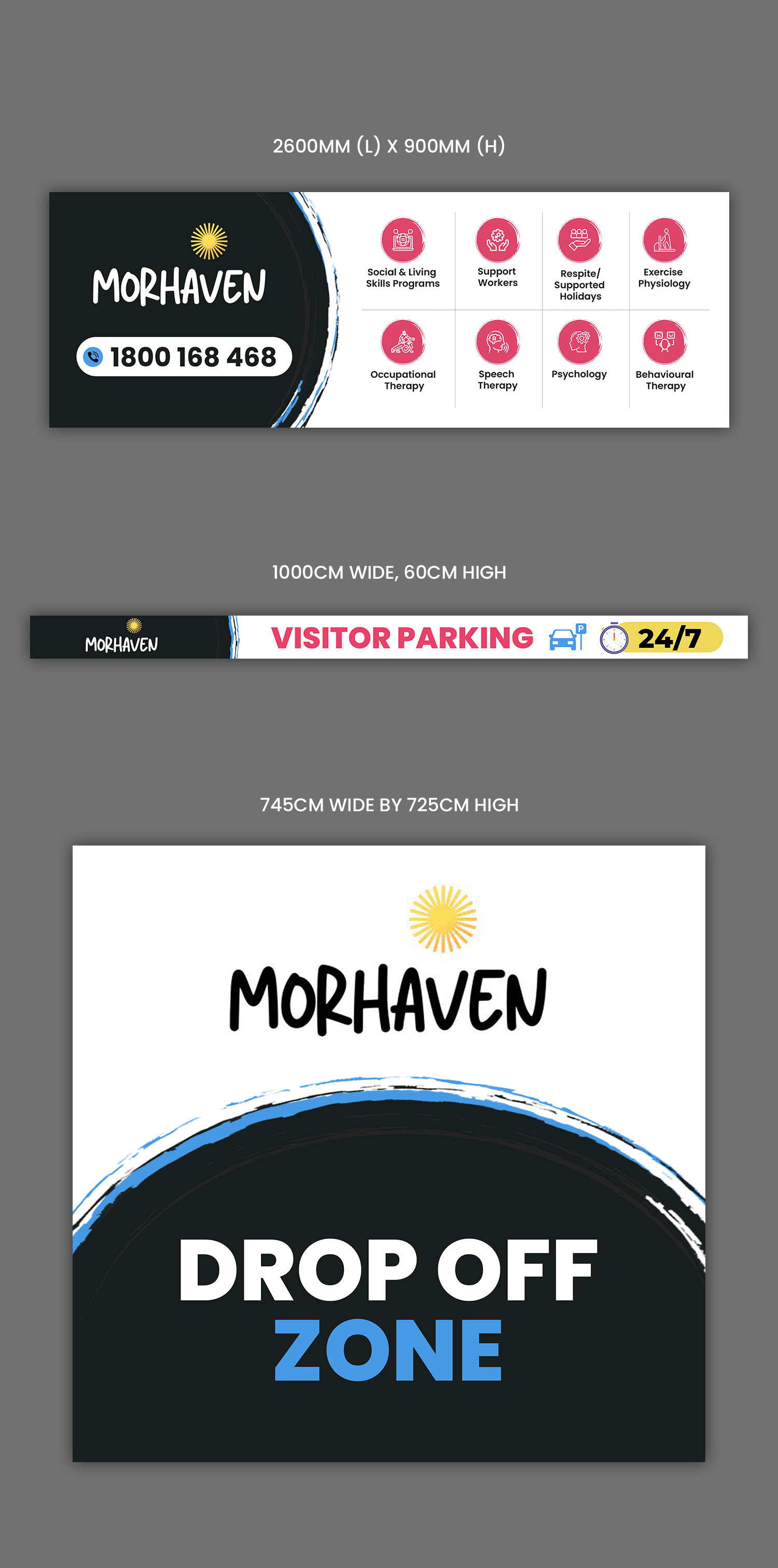 Diseño de Cartelera por debdesign para Morhaven Disability Services | Diseño #32990527