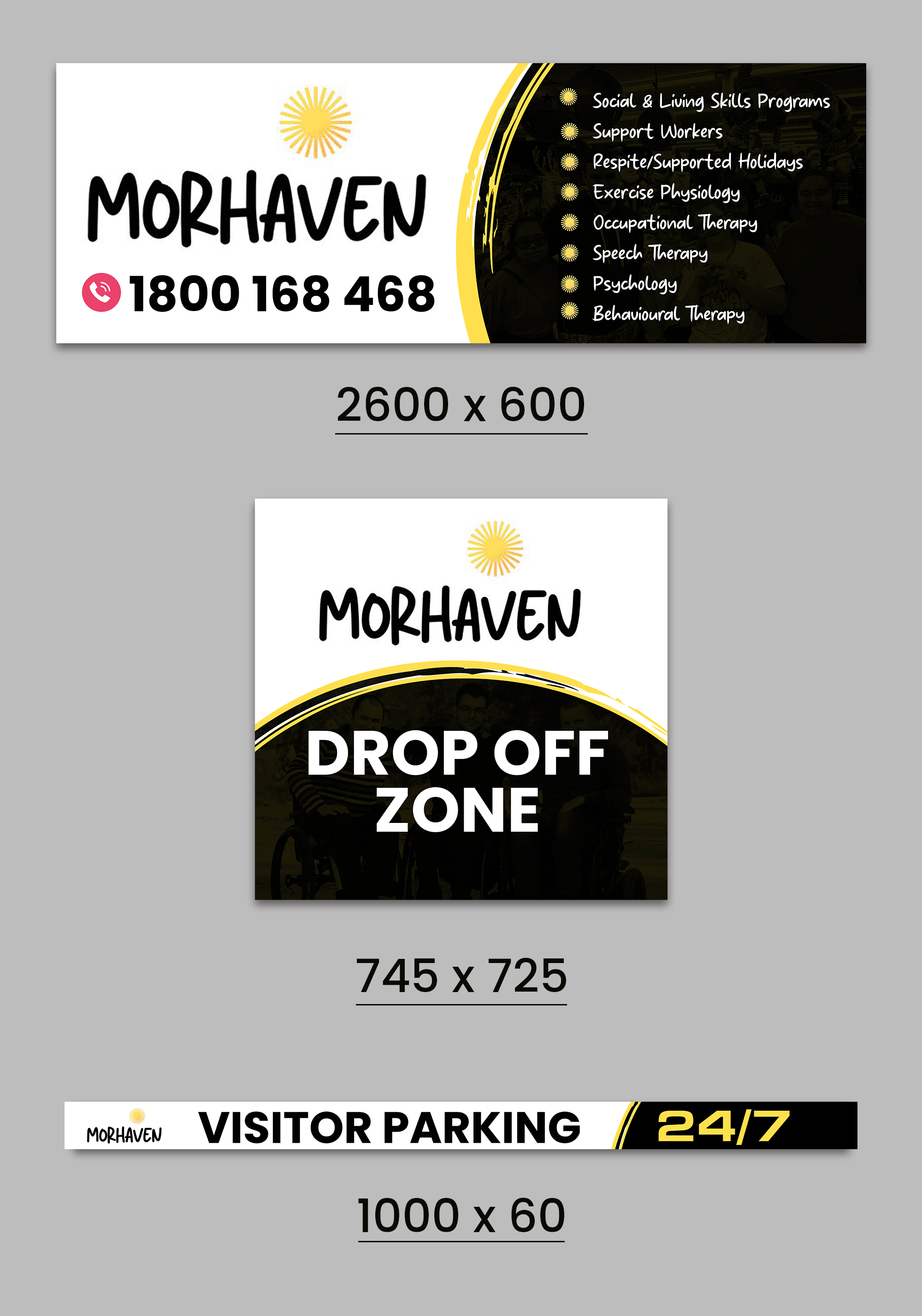 Diseño de Cartelera por debdesign para Morhaven Disability Services | Diseño #32993020