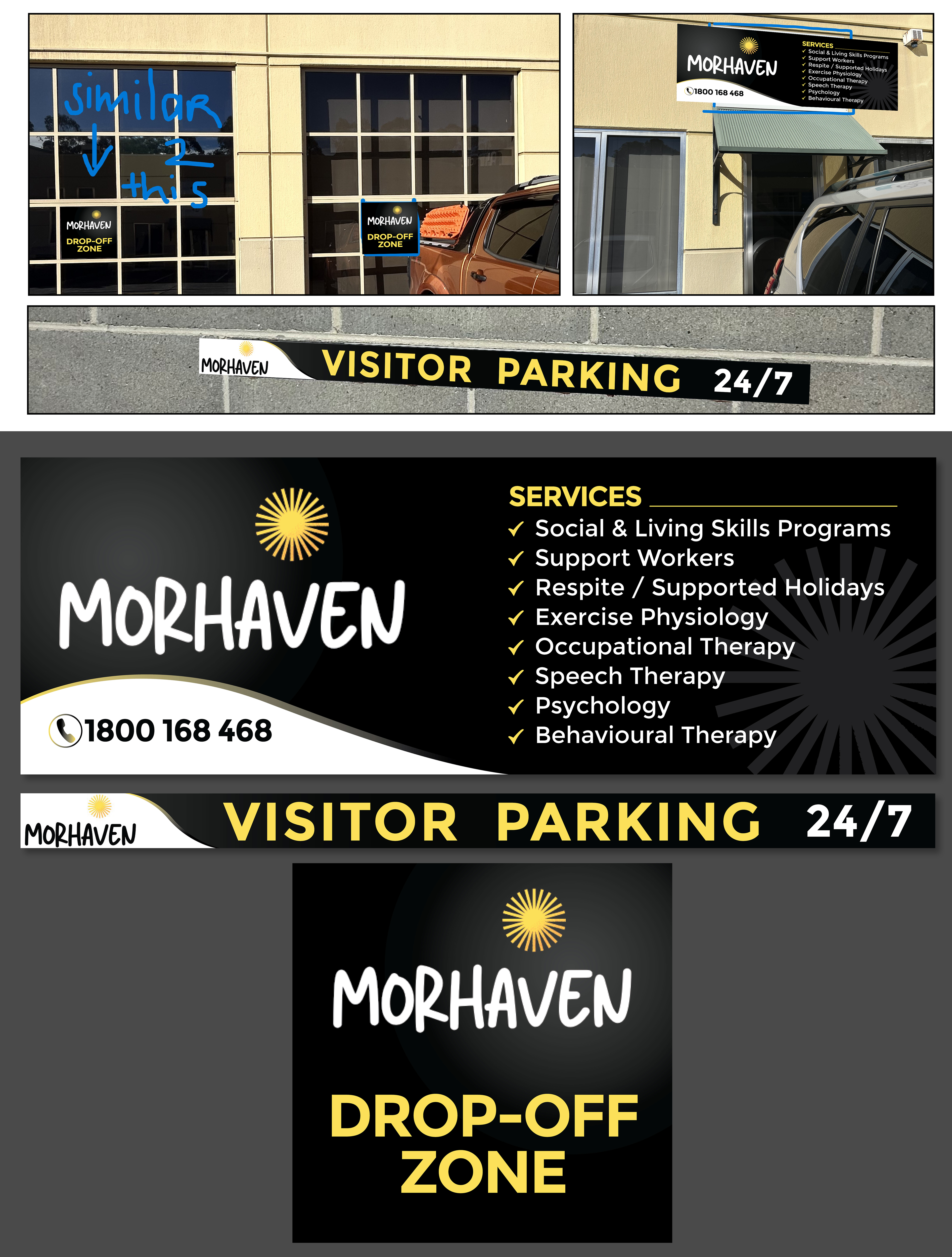 Diseño de Cartelera por Impressive Designs para Morhaven Disability Services | Diseño #32986166