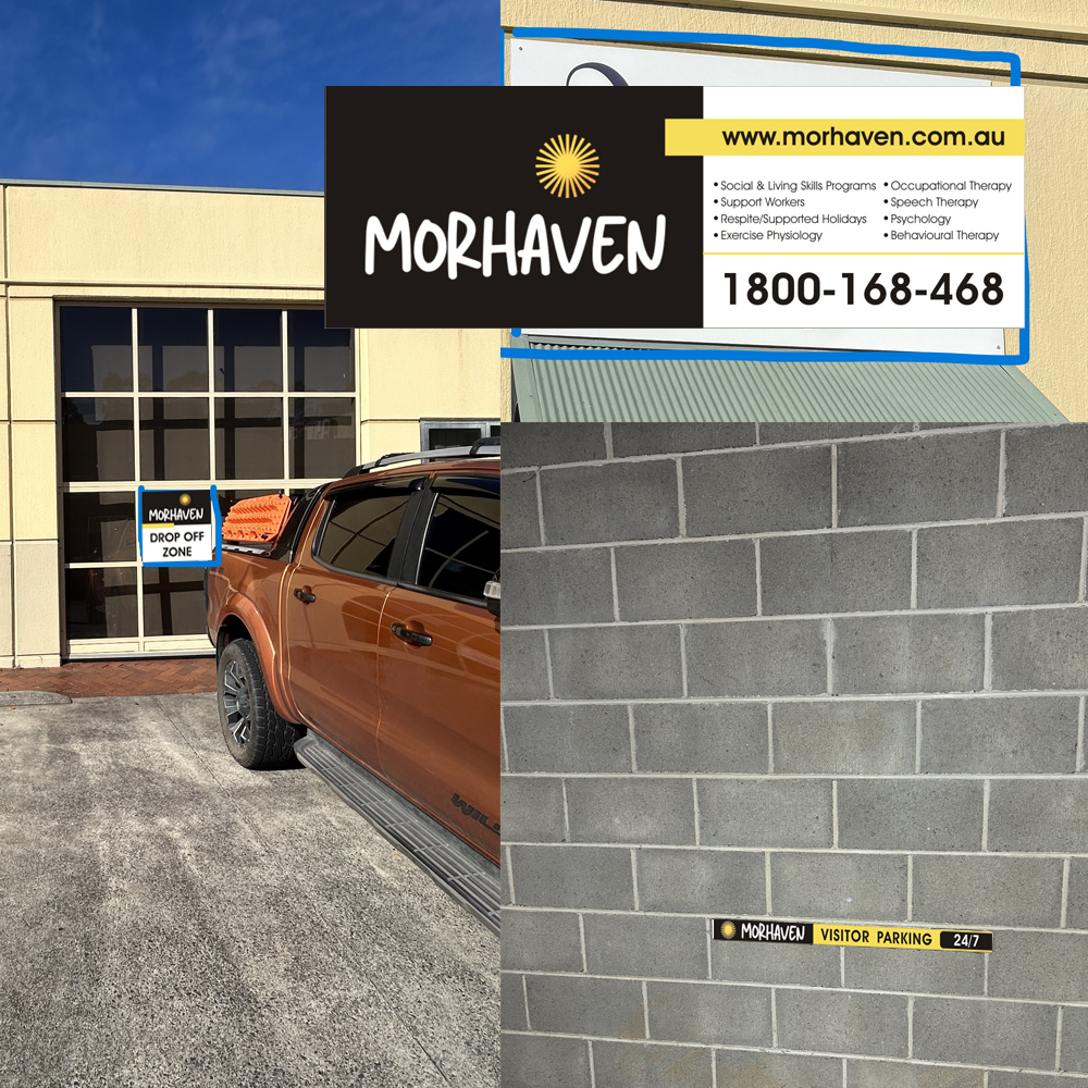 Diseño de Cartelera por DG+ para Morhaven Disability Services | Diseño #32986355