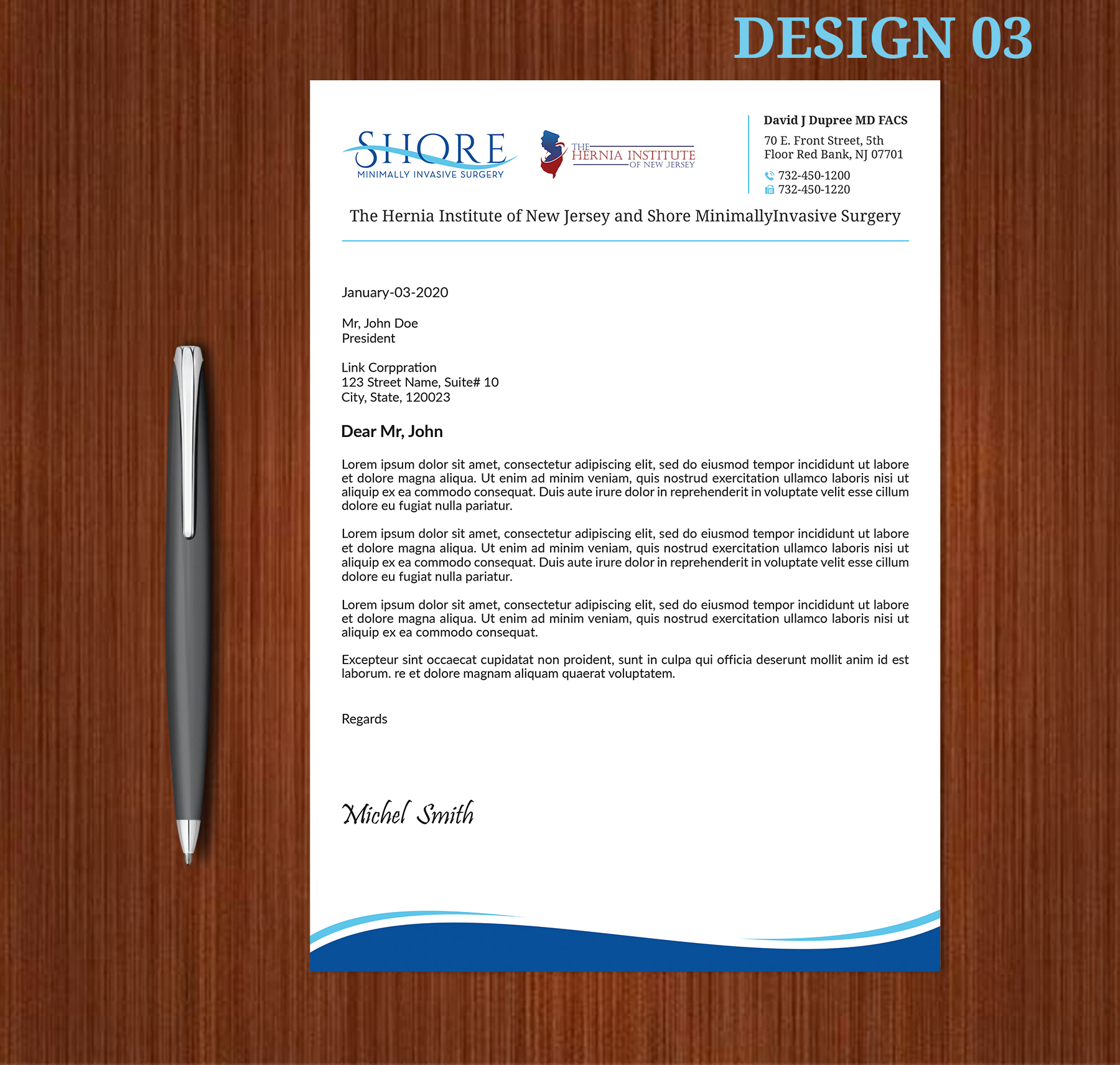 Stationery Design by Expert Bappy for Shore Minimally Invasive Surgery  | Design #32979730