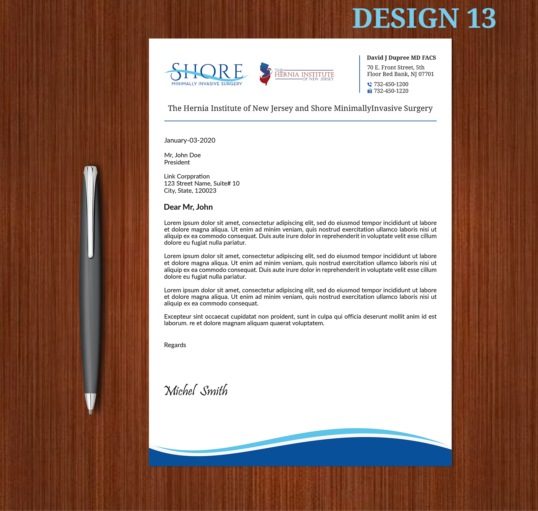 Stationery Design by Expert Bappy for Shore Minimally Invasive Surgery  | Design #32985440