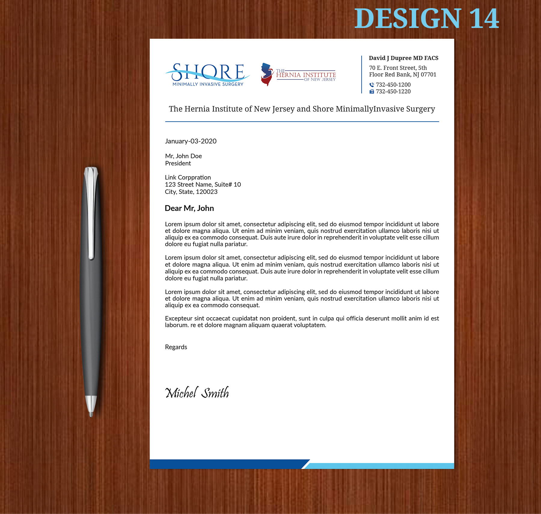 Stationery Design by Expert Bappy for Shore Minimally Invasive Surgery  | Design #32985441