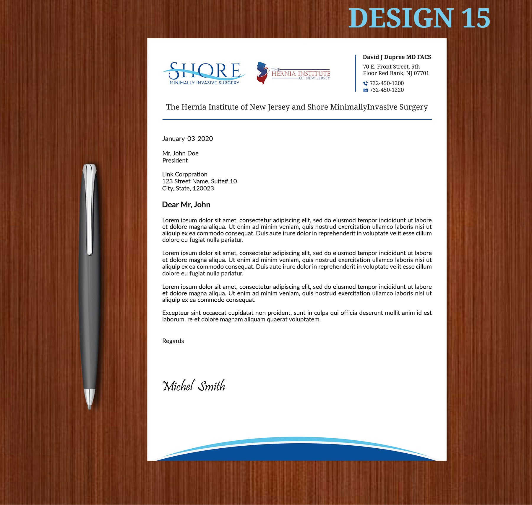 Stationery Design by Expert Bappy for Shore Minimally Invasive Surgery  | Design #32985442