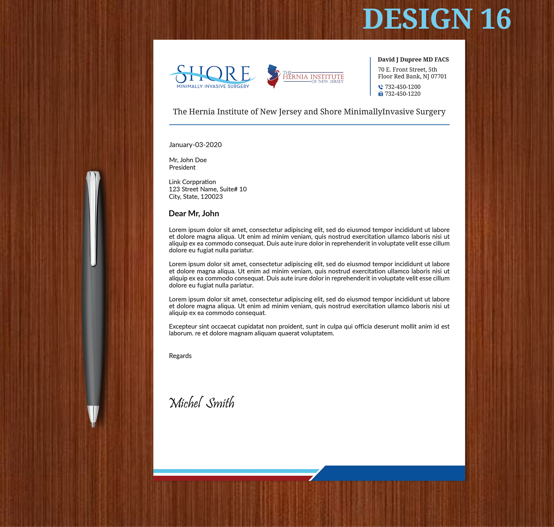 Stationery Design by Expert Bappy for Shore Minimally Invasive Surgery  | Design #32985443
