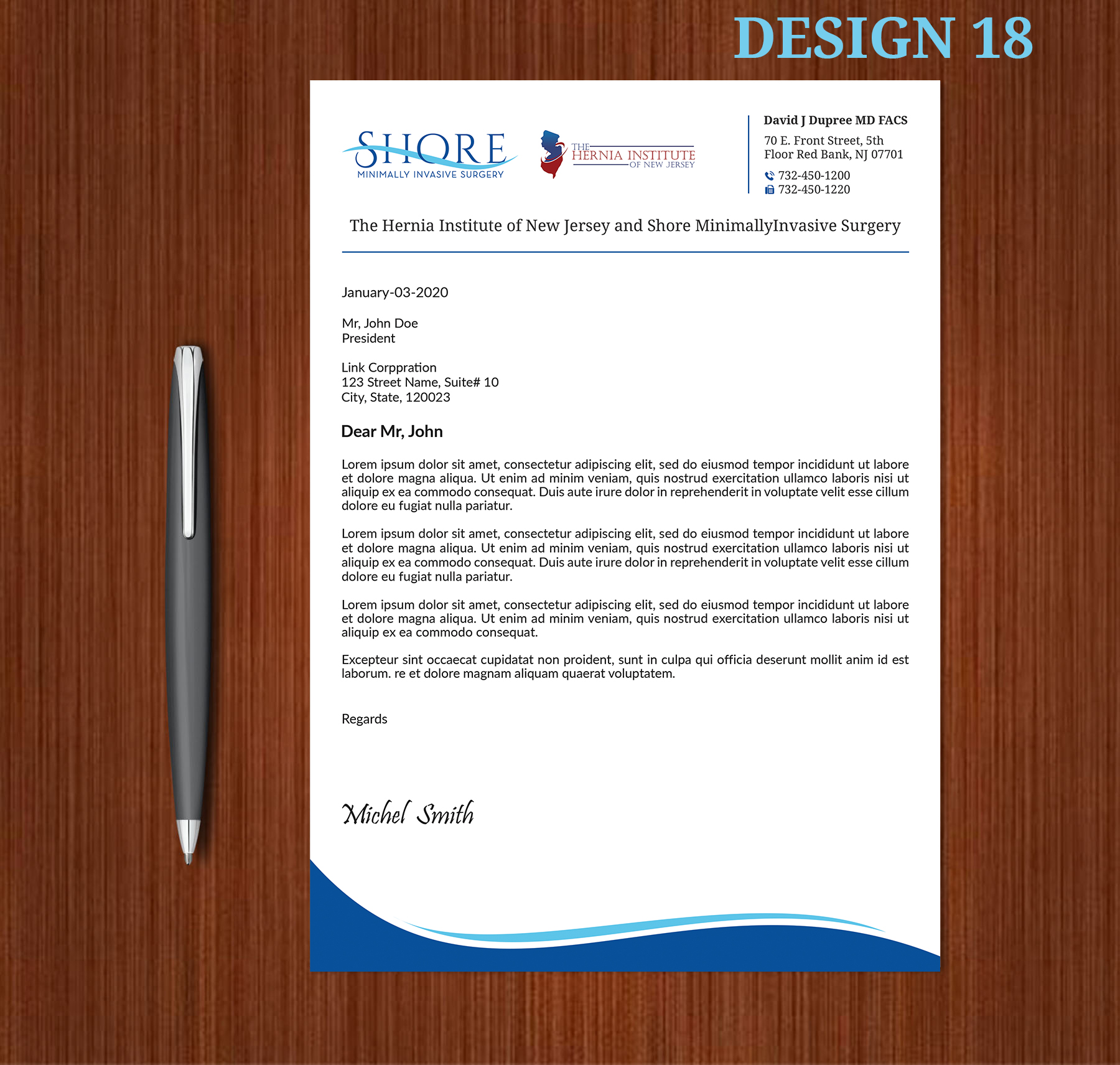 Stationery Design by Expert Bappy for Shore Minimally Invasive Surgery  | Design #32985479